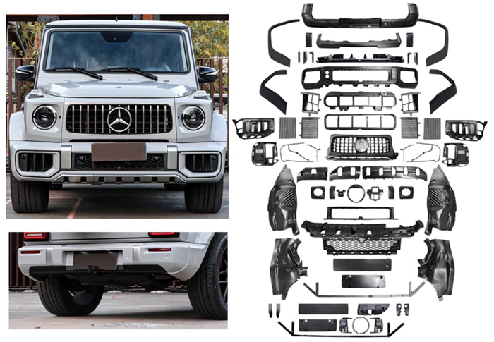 YENİ G63 AMG BODY KIT W465 2019-2026 (KROM) resmi