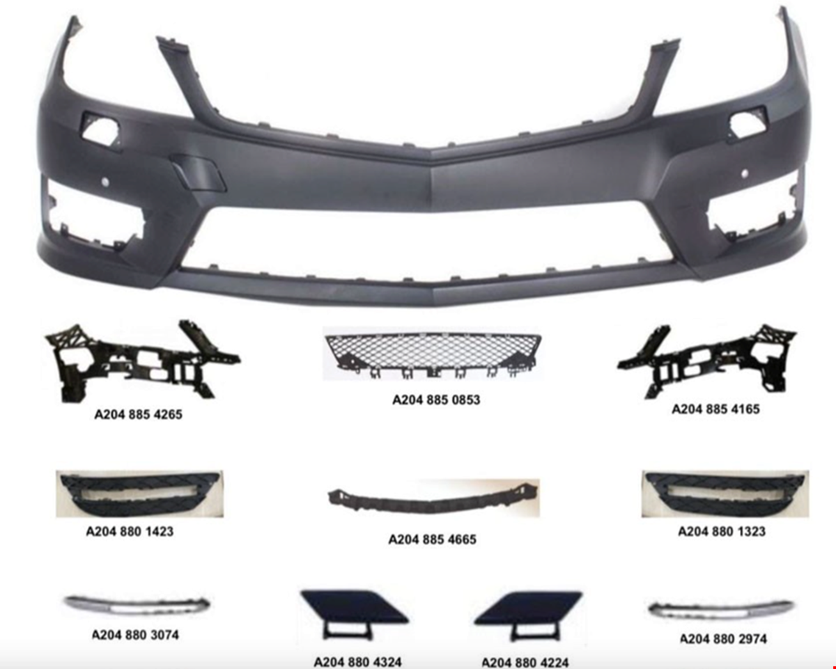 ÖN TAMPON AMG SET (PANJUR VE LED HARİÇ) W204 2011- resmi