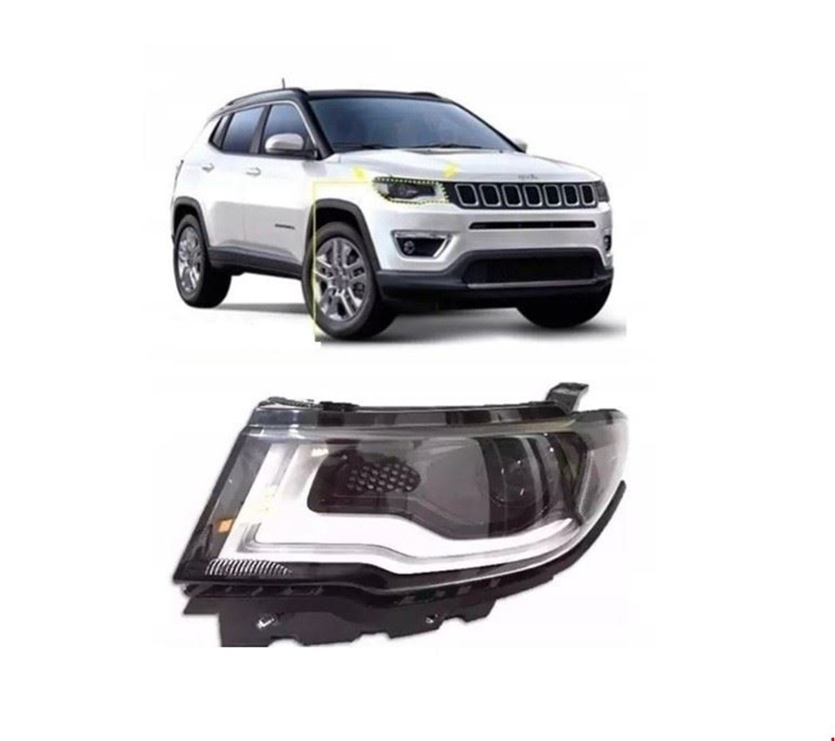 ÖN FAR SOL ( HALOJEN MERCEKLİ ) COMPASS 2017- resmi
