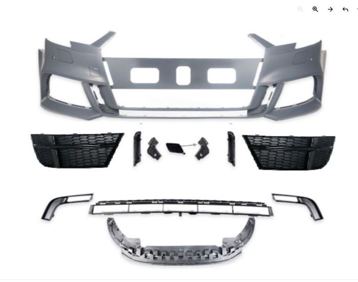 ÖN TAMPON SET SEDAN ( PANJURSUZ) (S-LİNE) A3 2017- resmi