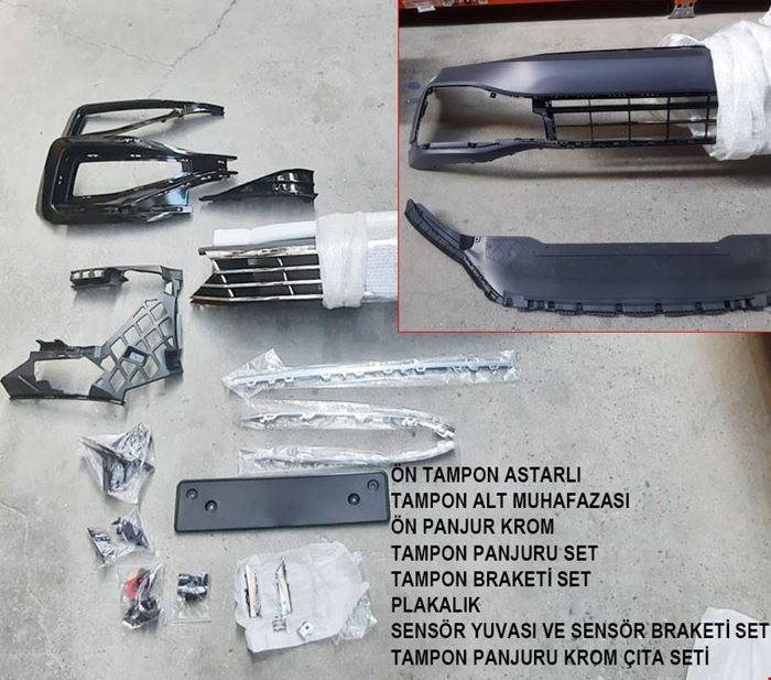 PASSAT 2015- İÇİN B8.5 2020- RLİNE ÖN TAMPON SET resmi