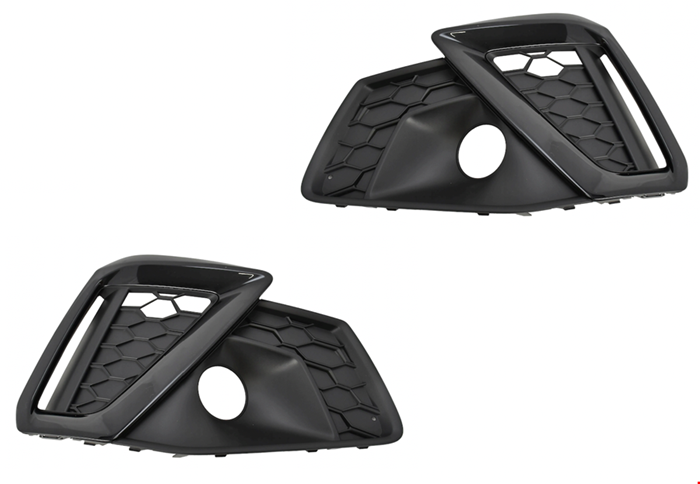 ÖN TAMPON IZGARASI SOL S-LİNE (SİYAH) A4 2020- resmi