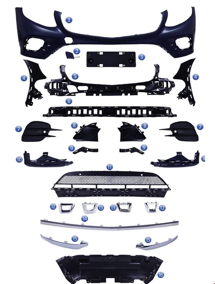 ÖN TAMPON AMG SET W253 2016- resmi