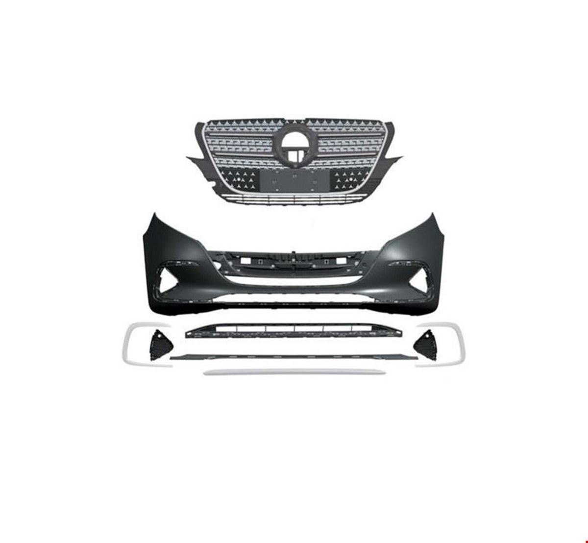 ÖN TAMPON SET (PANJURLU) W447 FACELIFT 2024- resmi