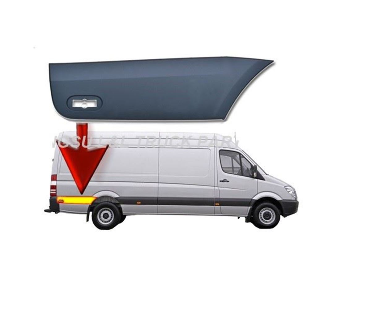 SAĞ ARKA ÇAMURLUK KAPLAMA CRAFTER / SPRİNTER 2006- resmi