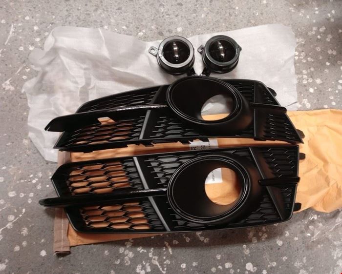 RS6 ÖN TAMPON IZGARA SETİ (R+L) A6 2015- resmi