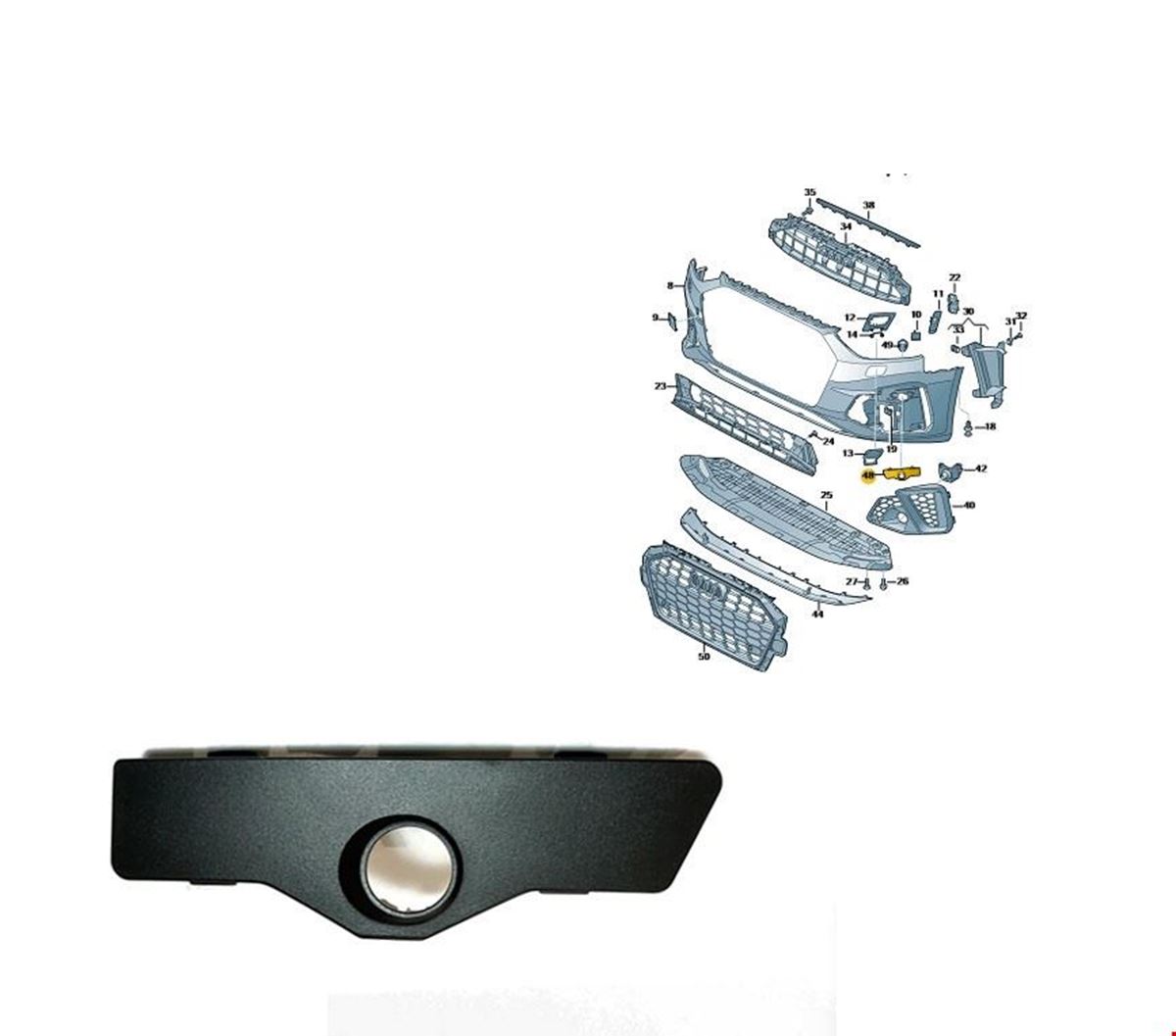 ÖN TAMP.PANJUR BRAKET YUVASI SOL S-LİNE A4 2020- resmi