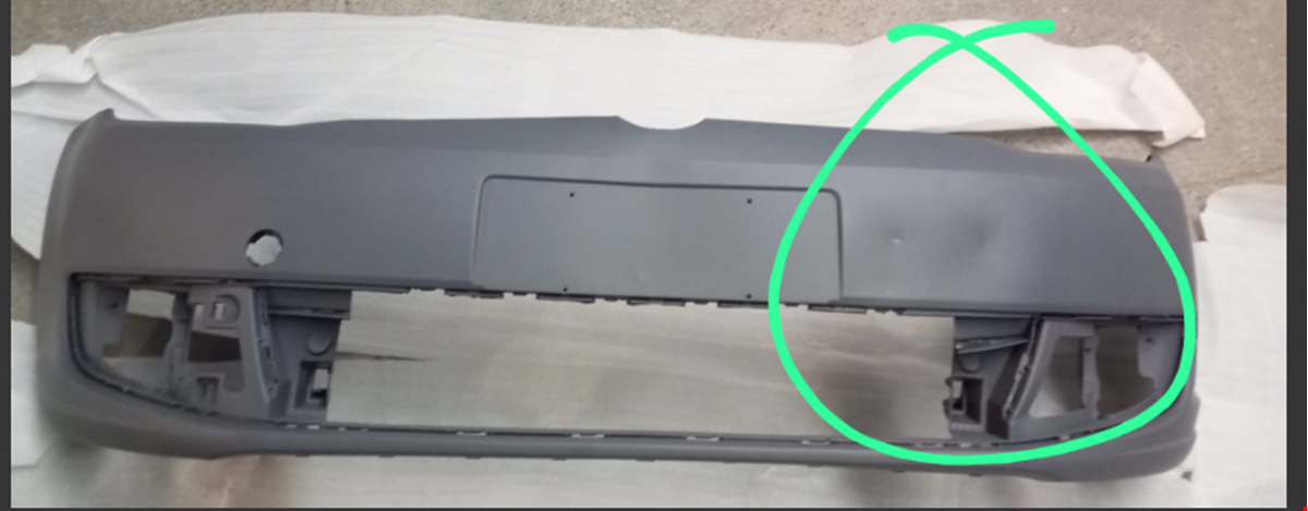 ÖN TAMPON (PANJURSUZ TİP) CADDY 2011- (HASARLI) resmi