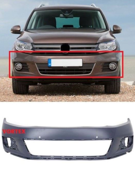 ÖN TAMPON ( DÜZ ) TİGUAN 2012- resmi