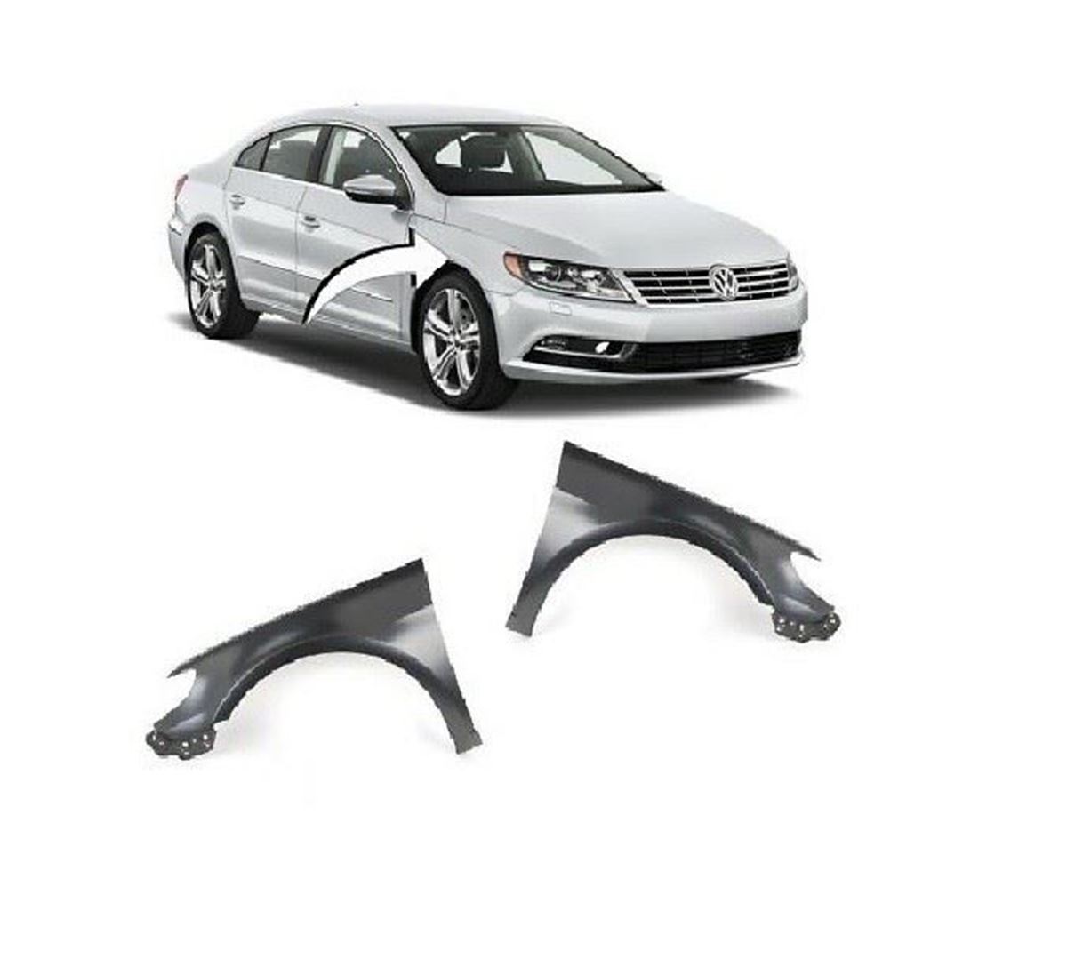 ÖN ÇAMURLUK SAĞ PASSAT CC 2009- resmi