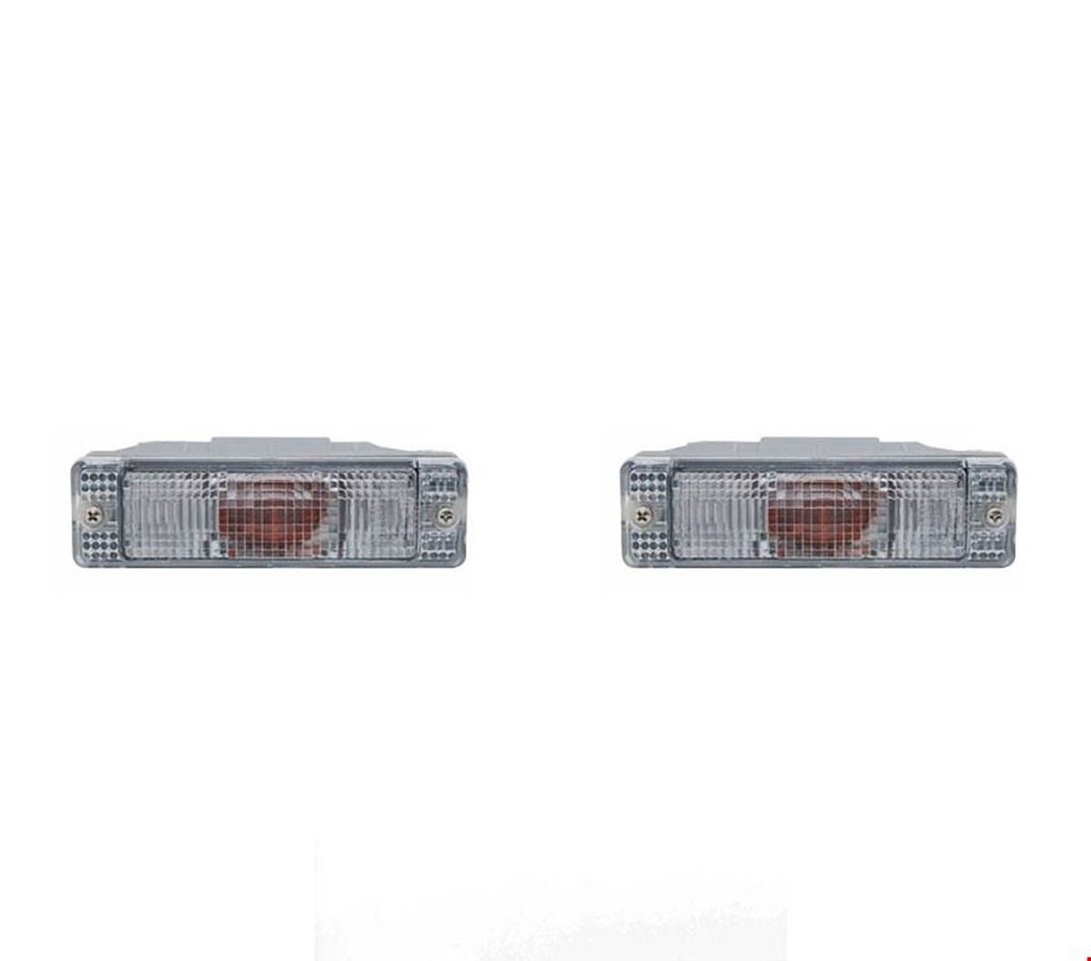 ÖN TAMPON SİNYALİ "SET" BEYAZ GOLF 2 1984- resmi