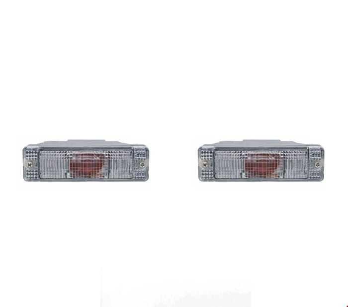 ÖN TAMPON SİNYALİ "SET" BEYAZ GOLF 2 1984- resmi