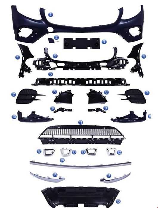 ÖN TAMPON AMG SET W253 2016- resmi