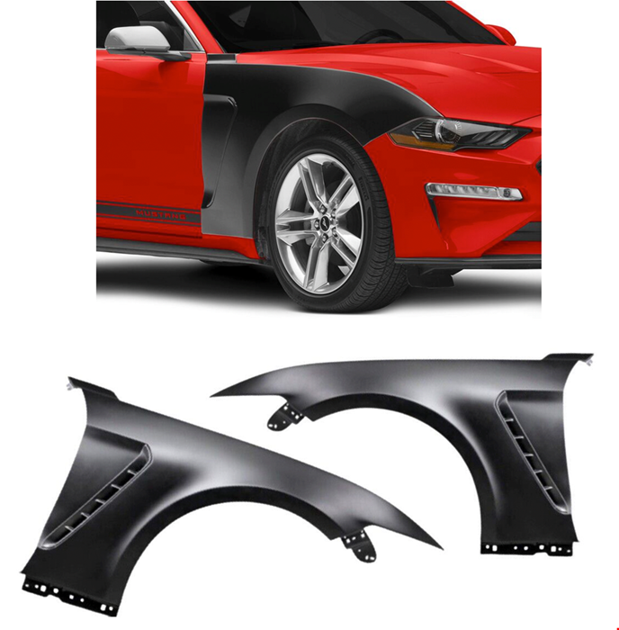 ÖN ÇAMURLUK SETİ R+L (GT350) AL. MUSTANG 2018- resmi