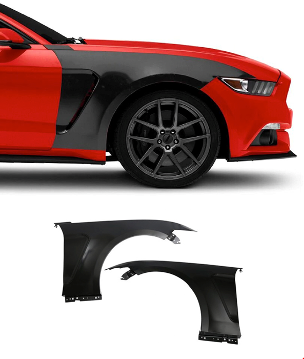 ÖN ÇAMURLUK SETİ R+L (GT350) AL. MUSTANG 2015- resmi