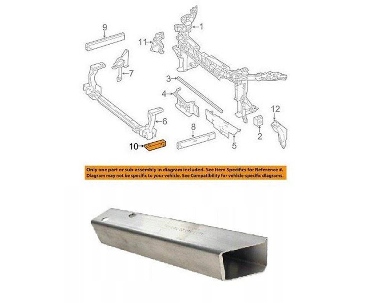 ÖN PANEL BRAKETİ ( ALÜMİNYUM ) L=R W176/W117 2013- resmi
