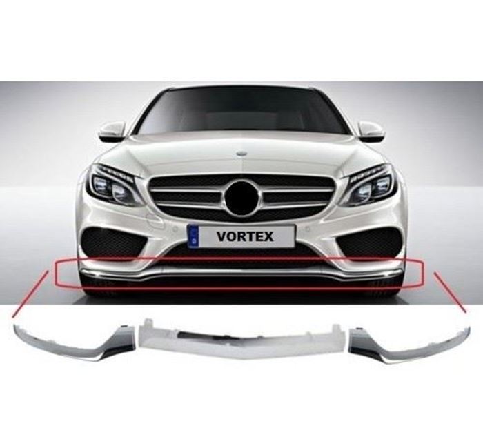 ÖN TAMPON ALT NİKELAJ SOL (AMG) W205 2014- resmi